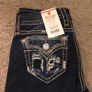 New worn rock revival jeans